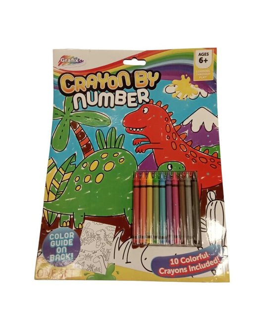 Crayon By Number: Dino