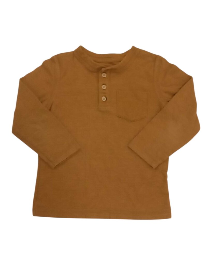 Long Sleeve Shirt: Henley