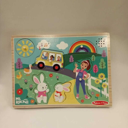 Ms. Rachel Wooden Song Puzzle 6 Pc