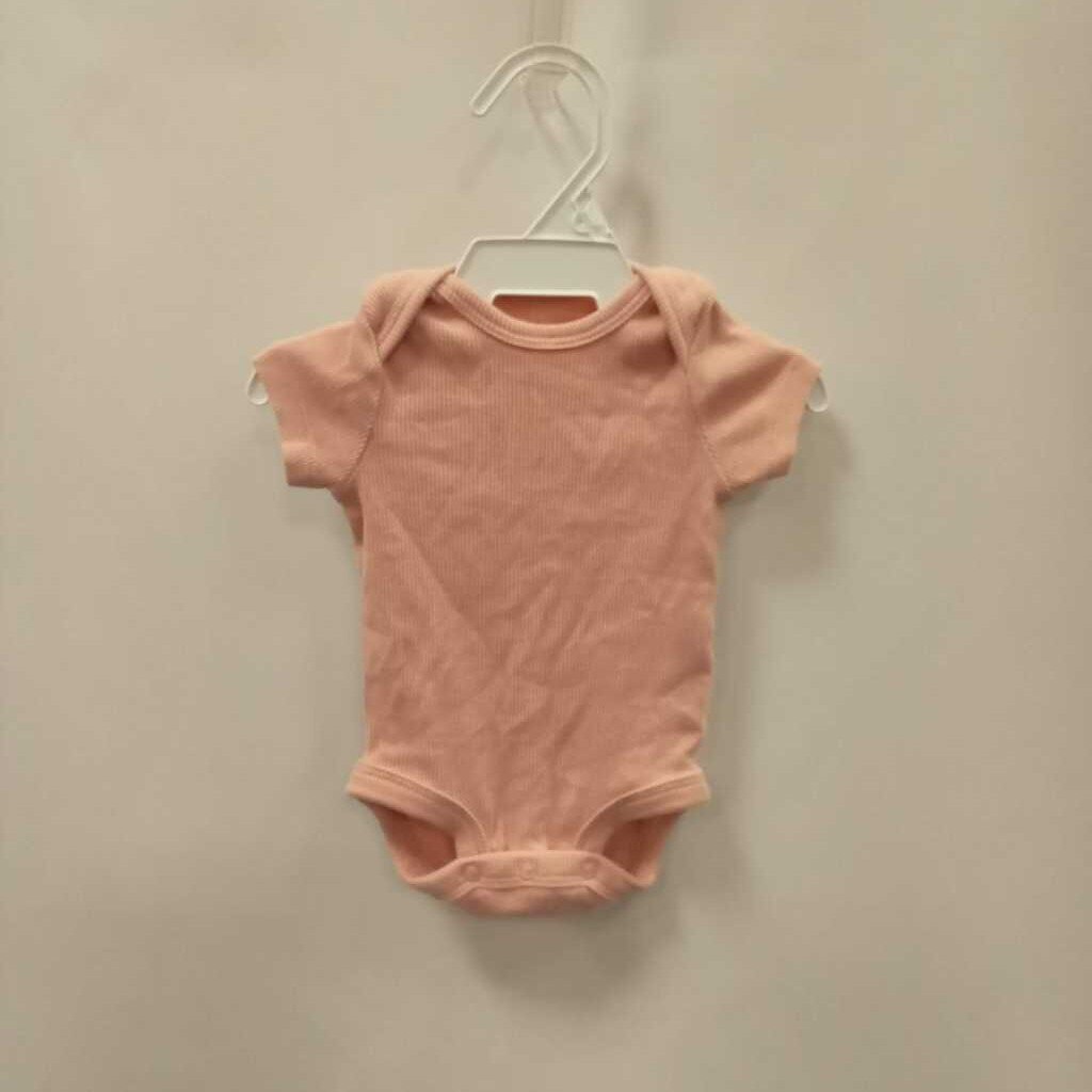 Onesie Ribbed Short Sleeves Newborn