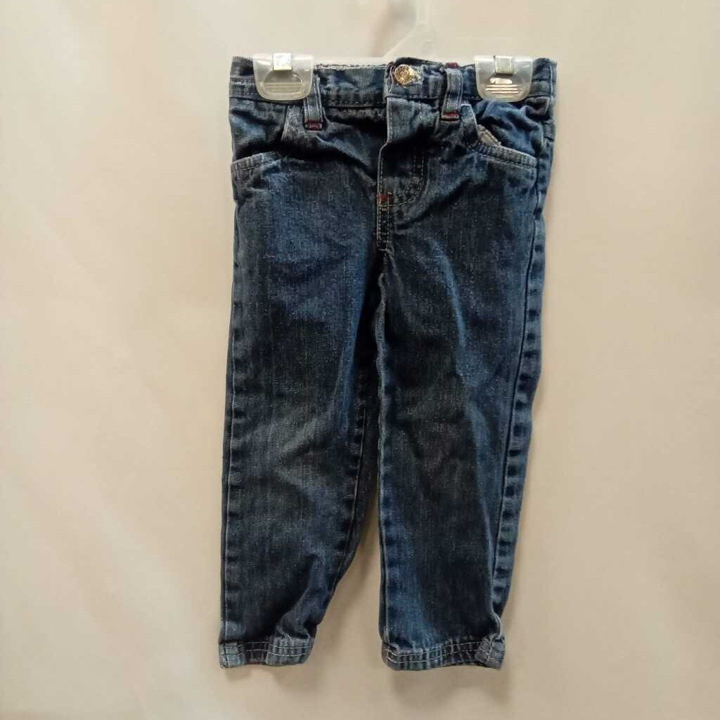 jeans: denim w/red thread accent