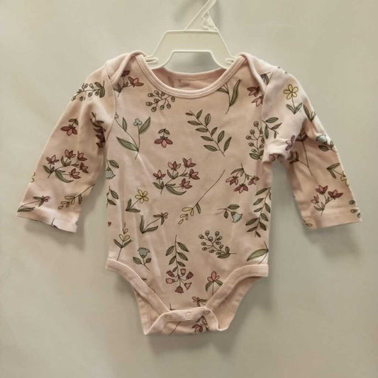onesie: long sleeve floral design