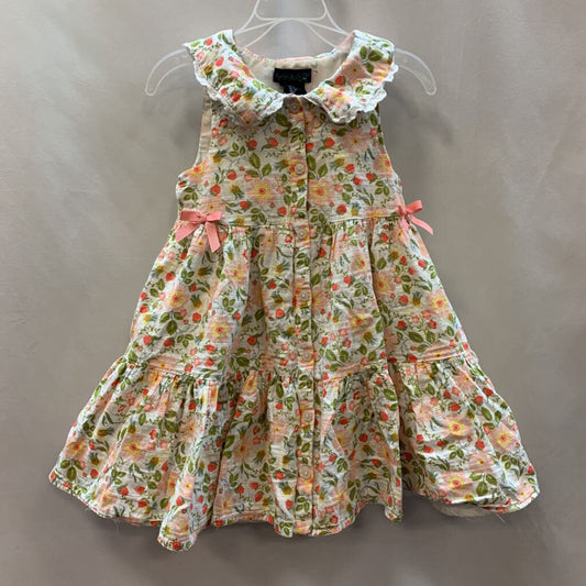 Dress: Sleeveless Collared Buttons