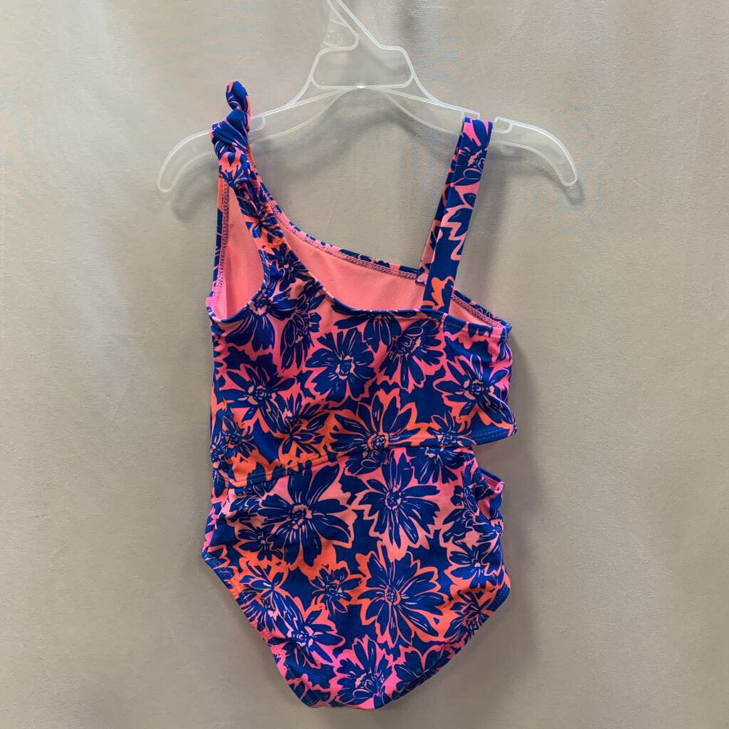 Swimwear: Floral w/ Hip Cutout