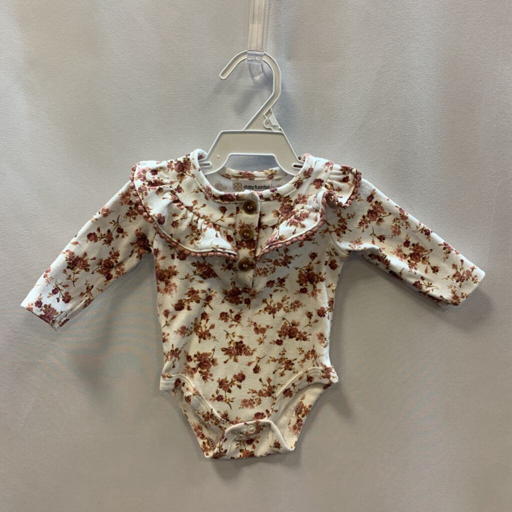 Onesie: Long Sleeve Floral
