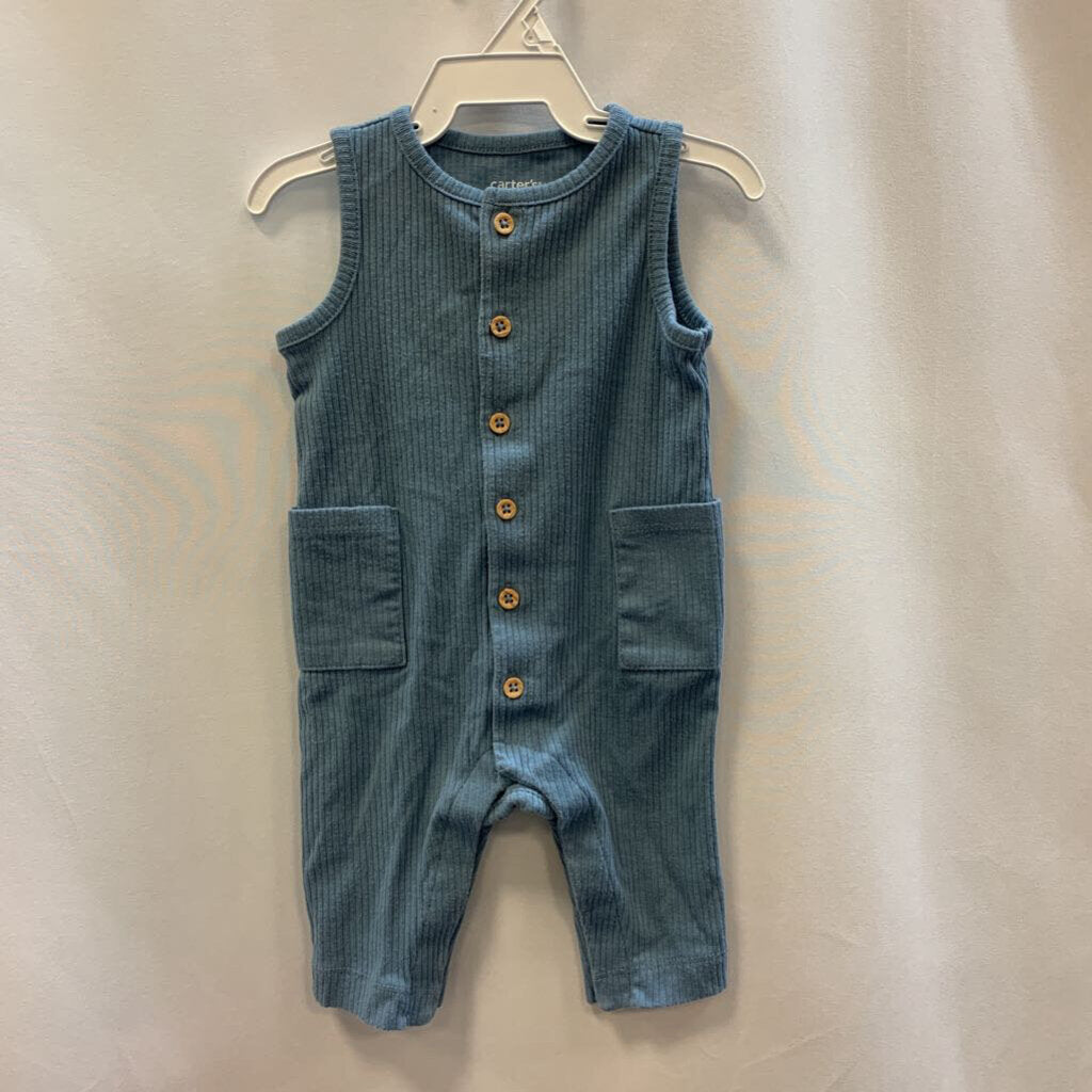romper: button up ribbed tank