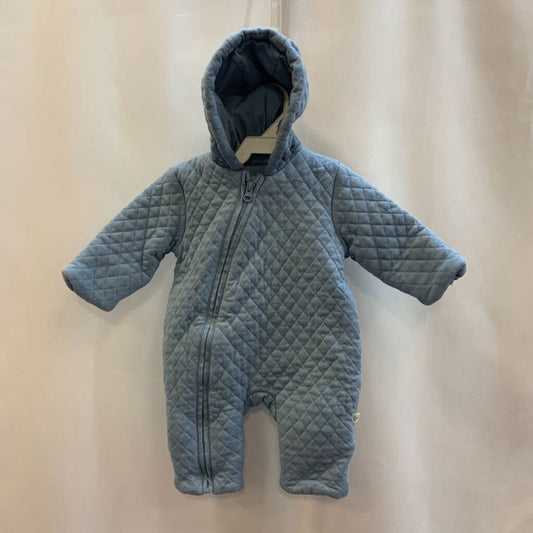snow: zip up hooded snowsuit