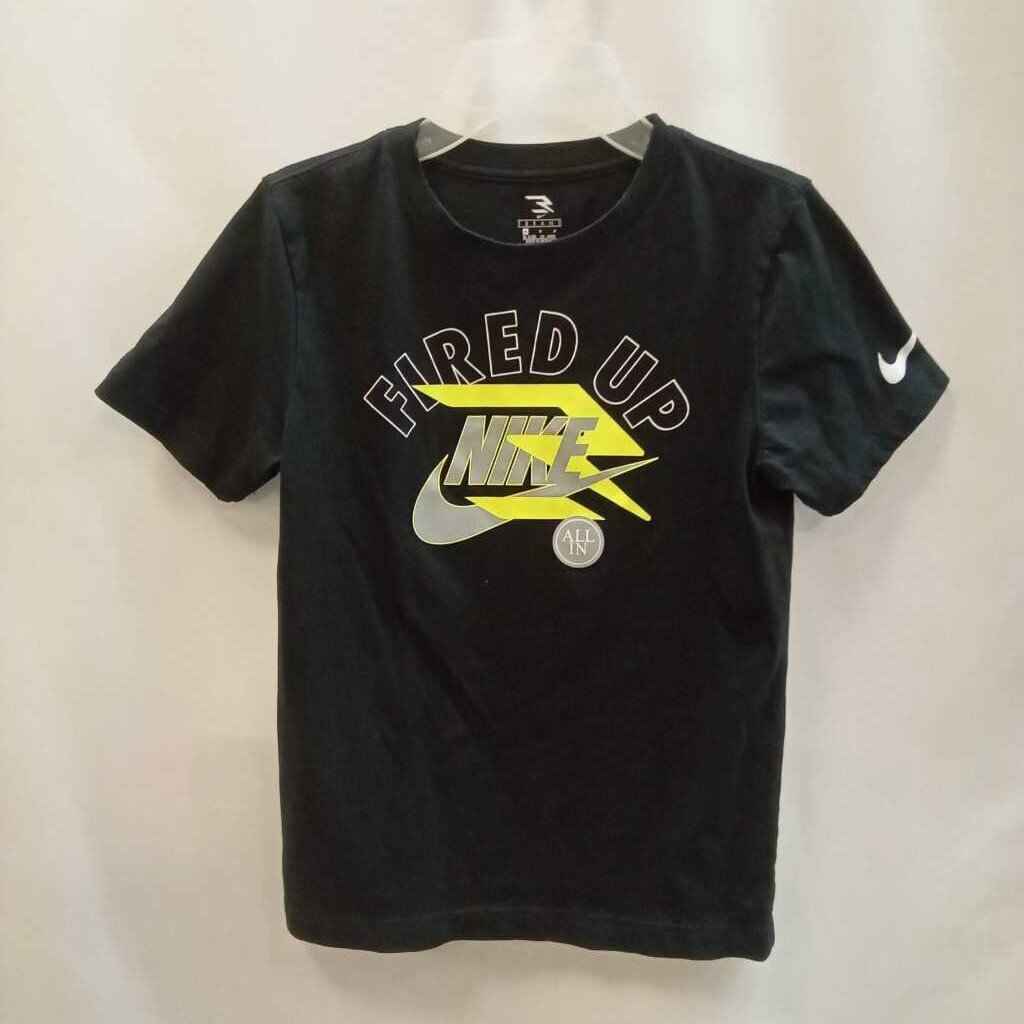 shirt: fired up nike swoosh all in