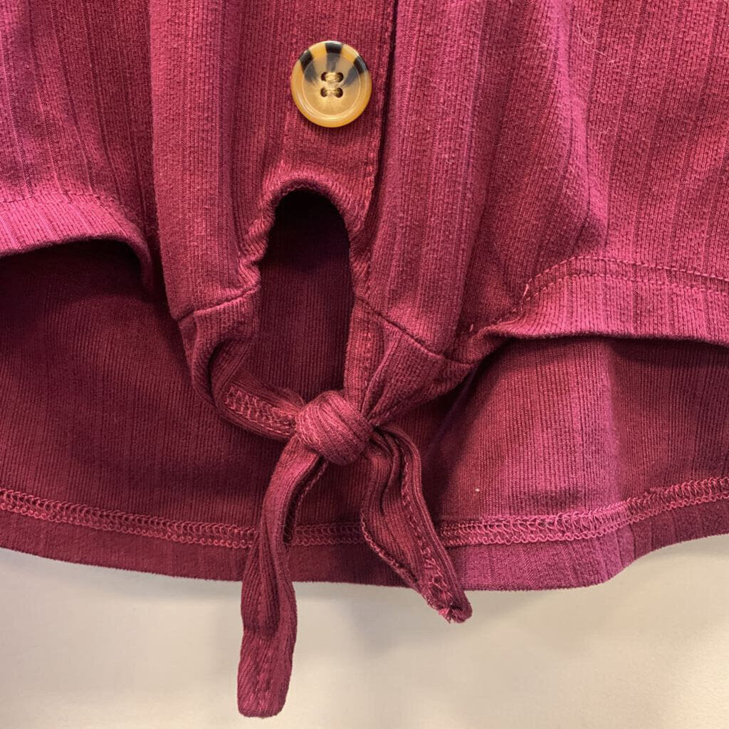 Long Sleeve Shirt: Button Tie