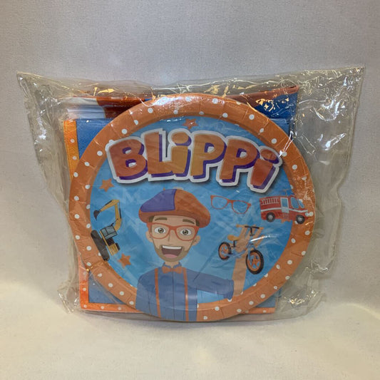 Blippi Birthday Napkins/Plates/Banner/Top