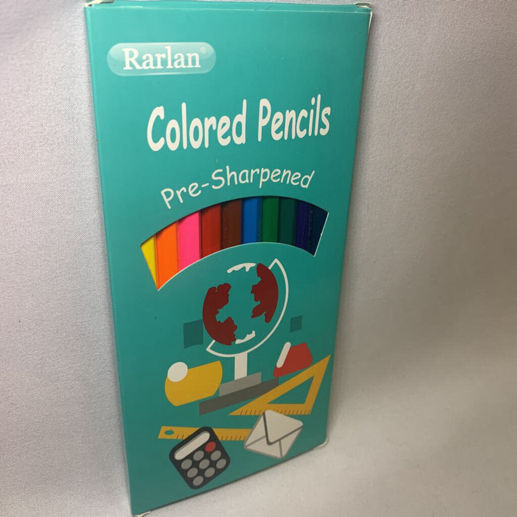 craft: 12 piece colored pencils