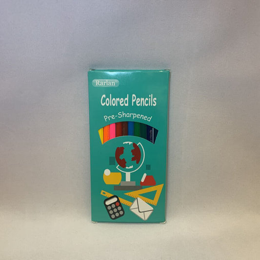 craft: 12 piece colored pencils