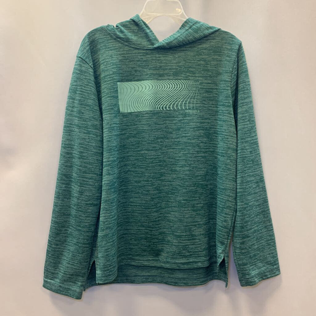 Long Sleeve Shirt: Hooded Wave Design