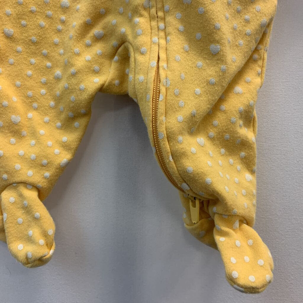 Long Sleeve Sleeper: Polka Dot Snail