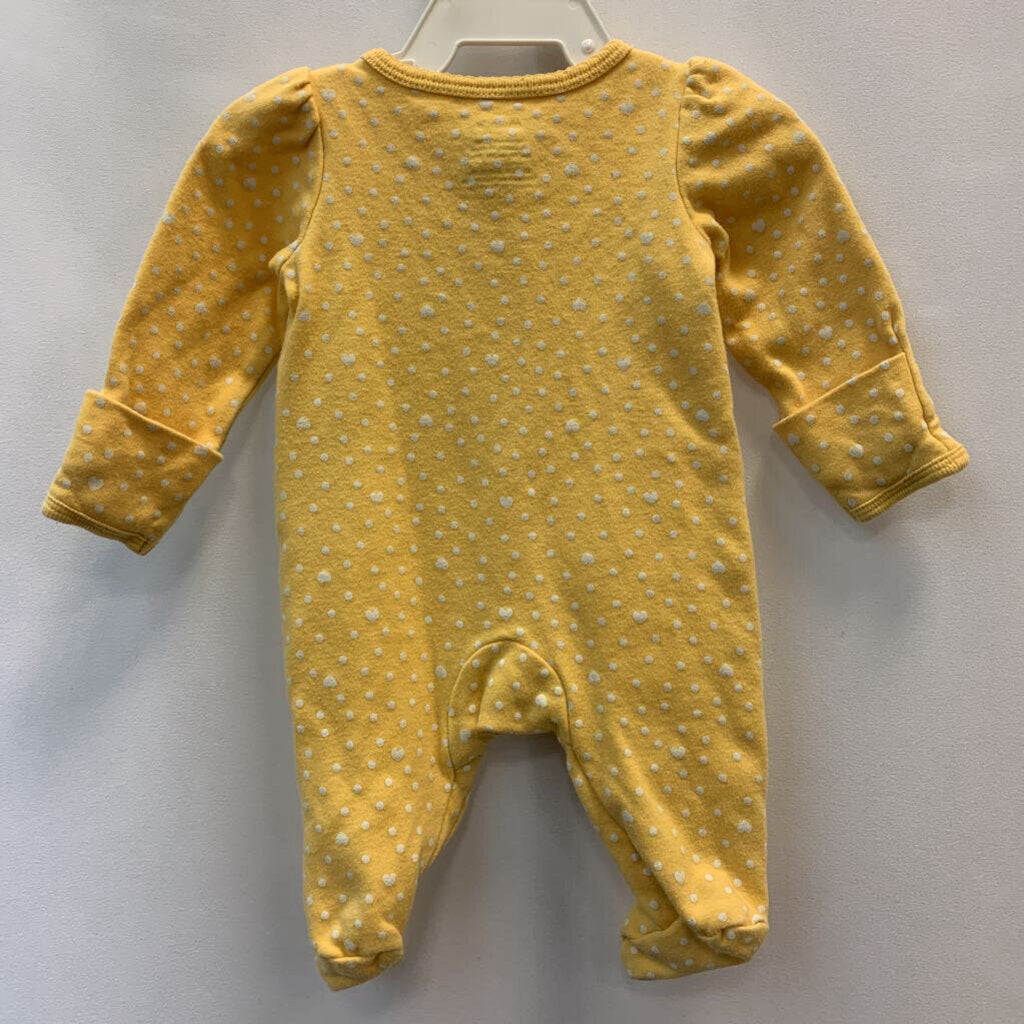 Long Sleeve Sleeper: Polka Dot Snail