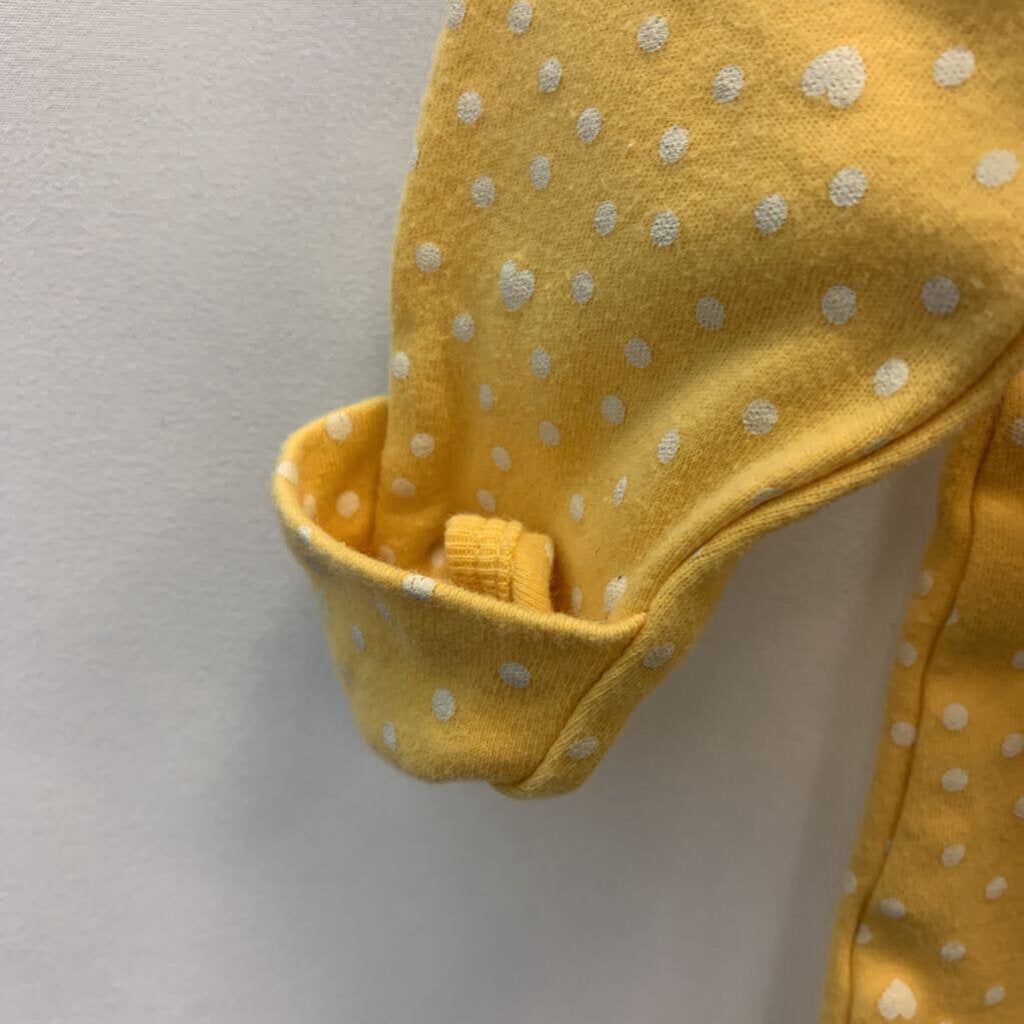 Long Sleeve Sleeper: Polka Dot Snail