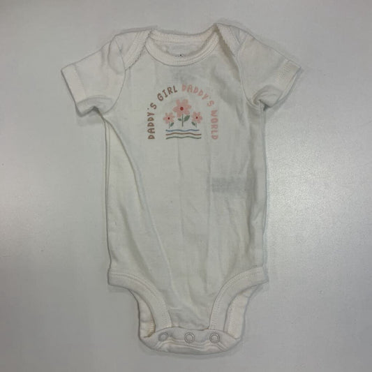 Onesie: "Daddy's Girl Daddy's World"