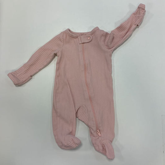 Long Sleeve Sleeper: Vertical Ribbing