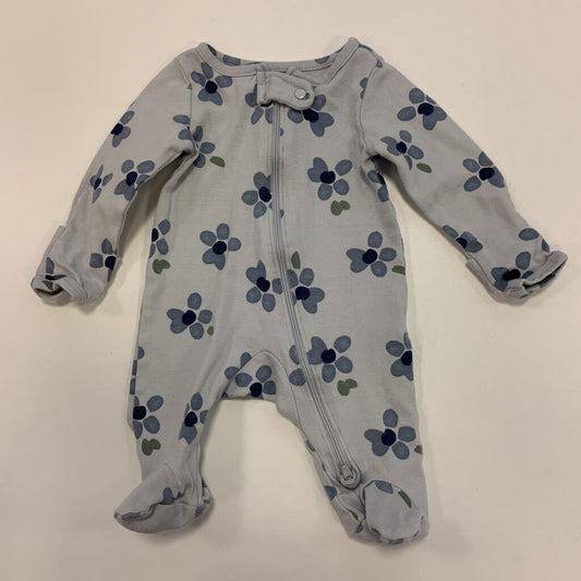 Long Sleeve Sleeper: Large Blooms