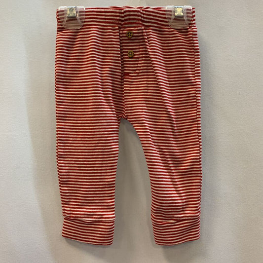 Pants Leggings Stripe Heart Wooden Buttons