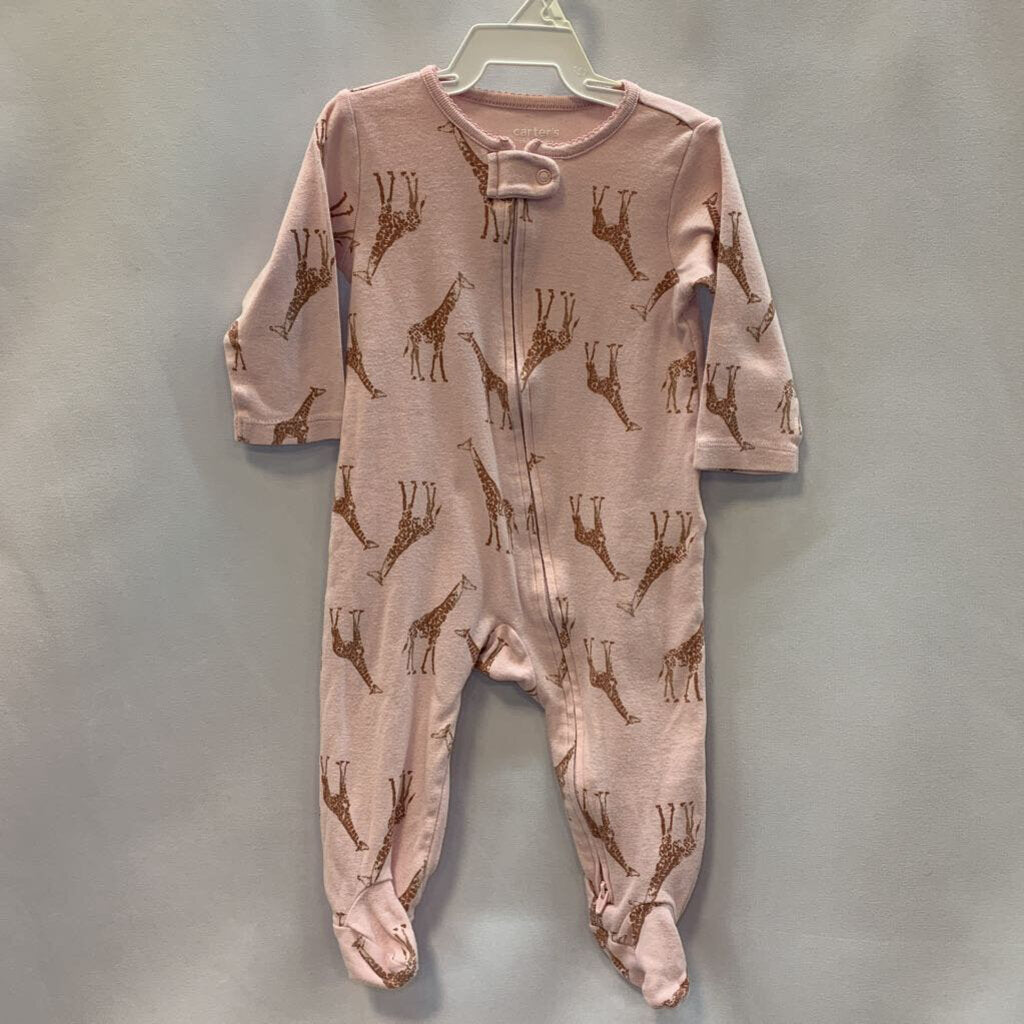 Sleeper Giraffes Zipper Button Clasp