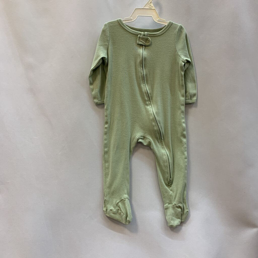Sleeper Solid Color Zipper Button Clasp