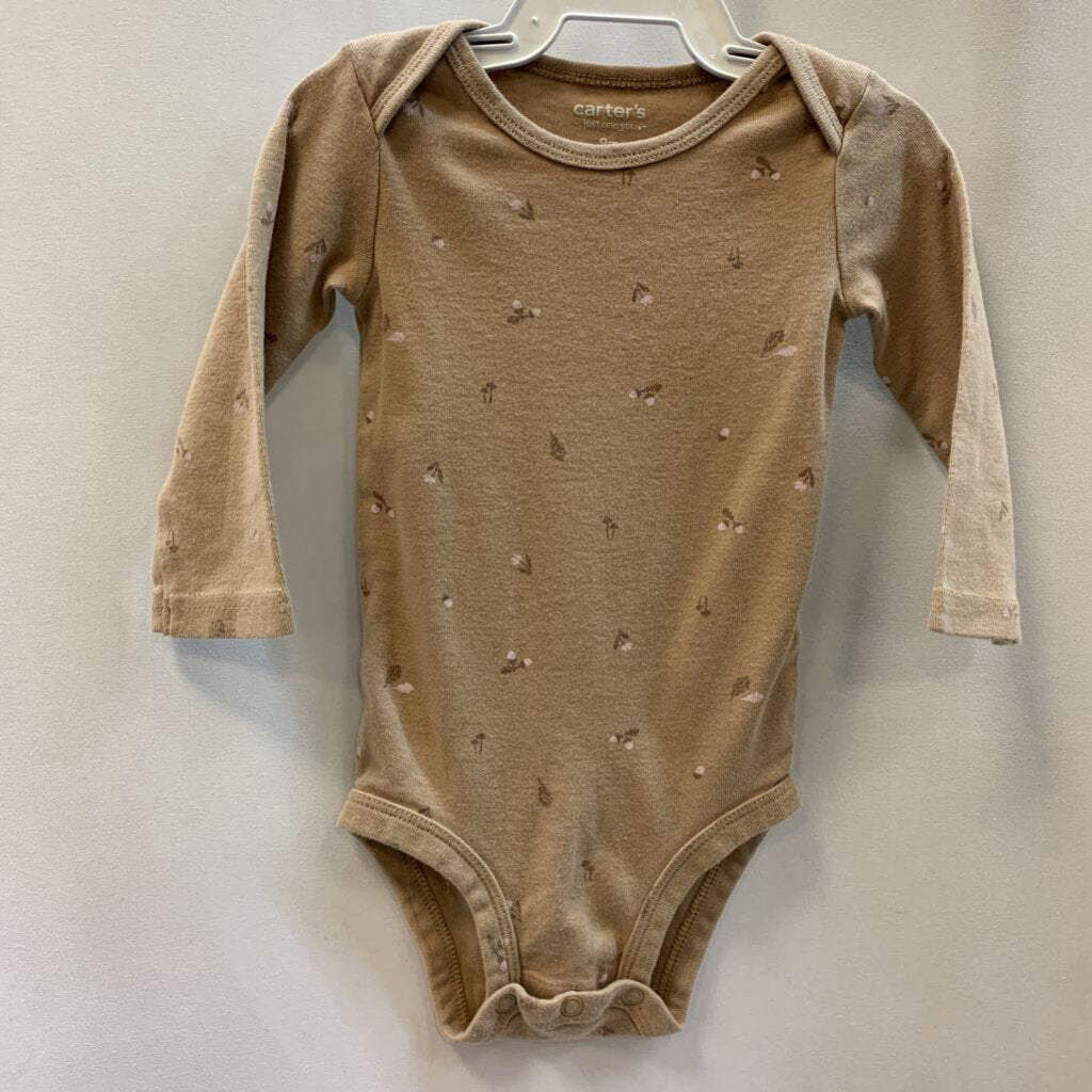 Onesie Long Sleeve Eyelet Dots Solid