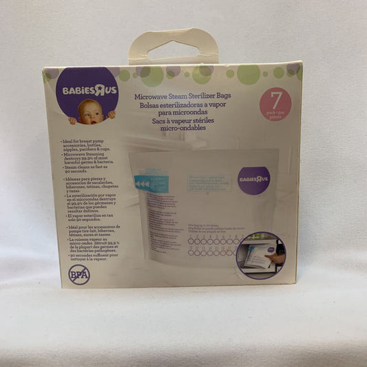 Bags Steam Sterilizer Microwavable 7 Pc