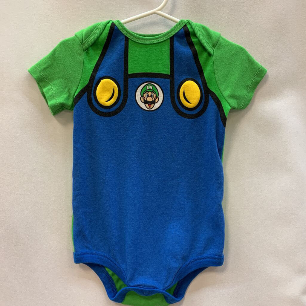 Onesie Luigi Outfit Short Sleeve
