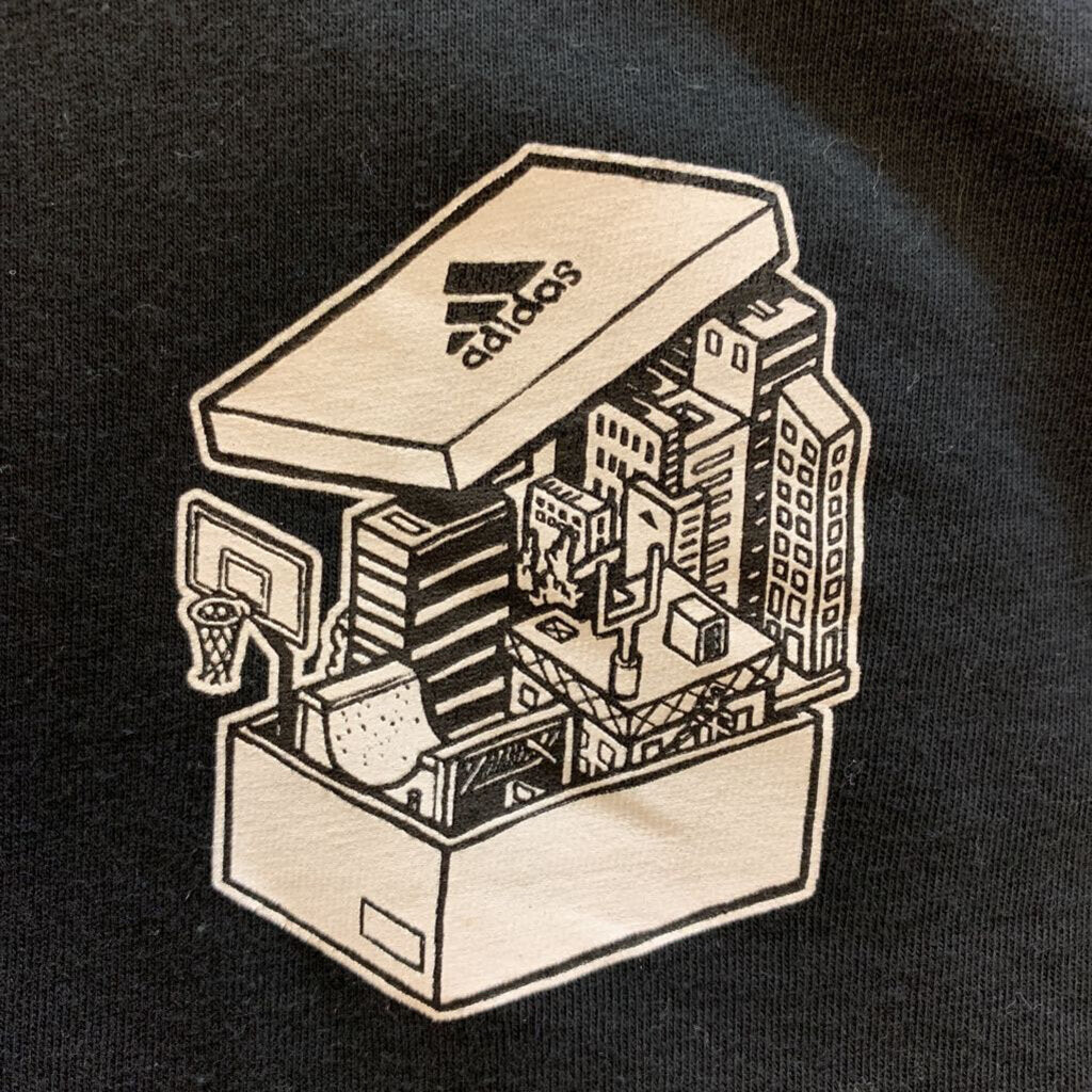 T-Shirt Long Sleeve PDX City Box Street
