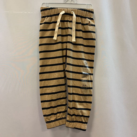 Pants Joggers Leggings Striped Drawstring