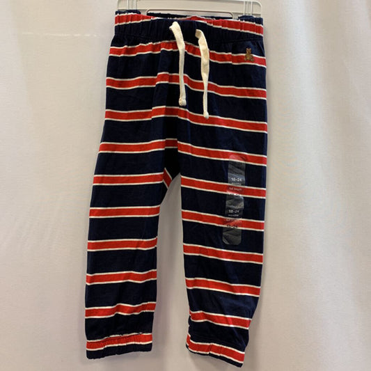 Pants Joggers Leggings Striped Drawstring