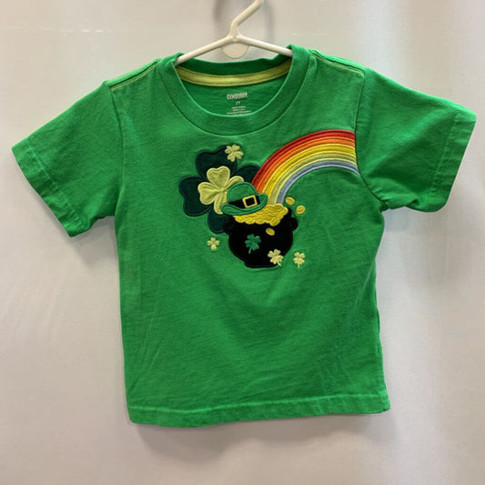 T Shirt Shamrock Pot of Gold Rainbow