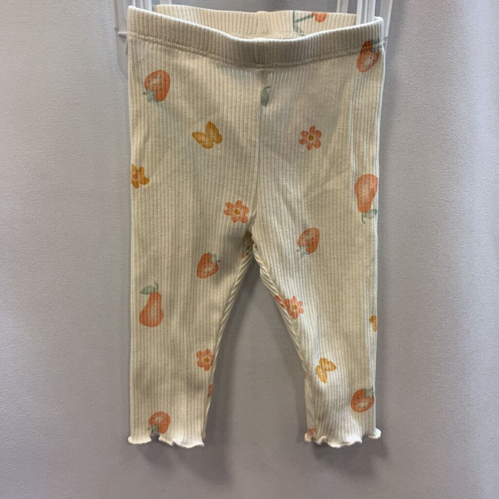 Pants Leggings Ribbed Fruity Butterfly