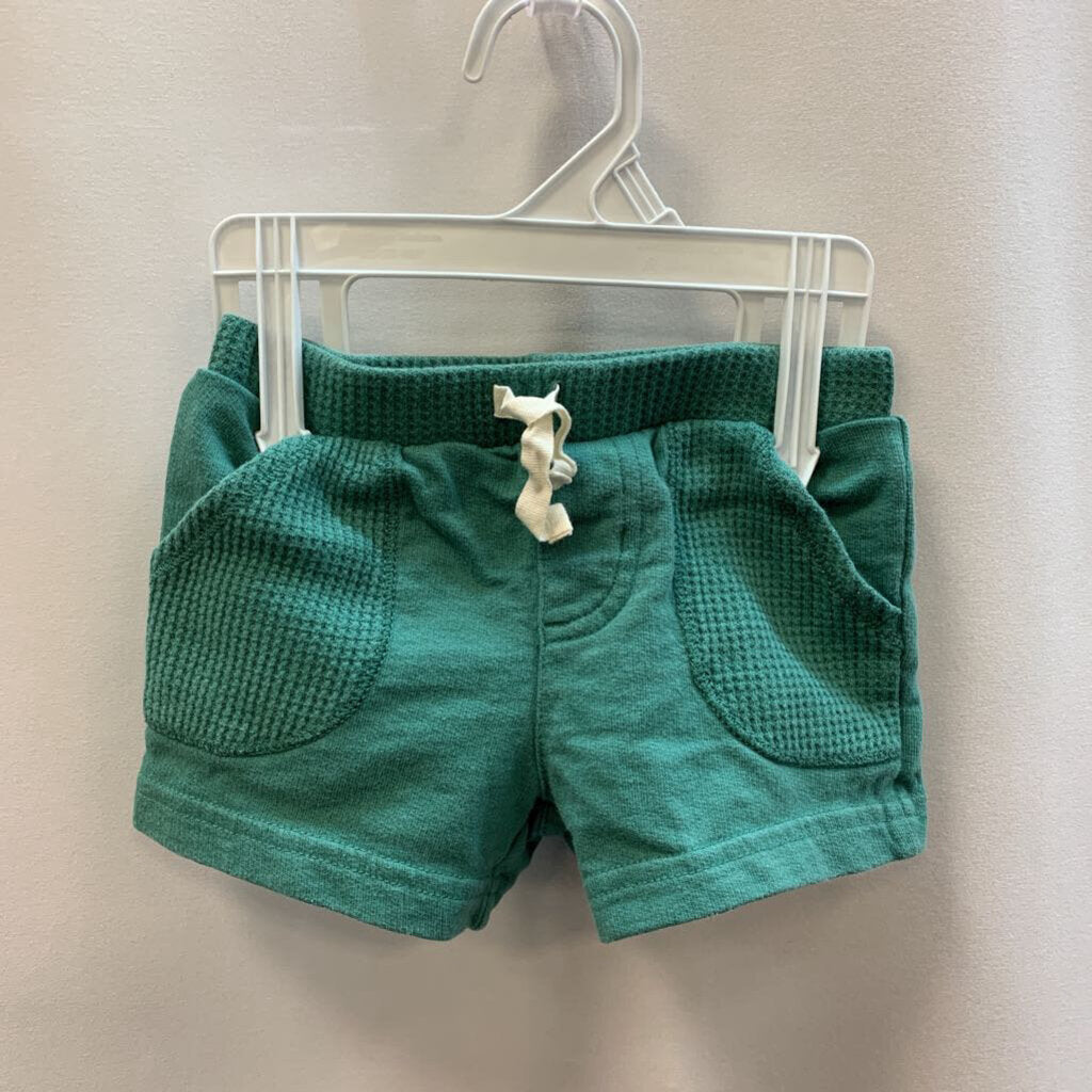 Shorts Waffle Knit Pockets
