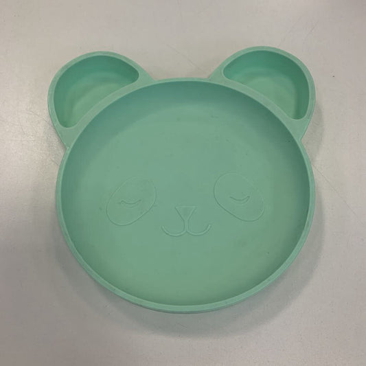 Plate Silicone Suction 3 Sections Panda