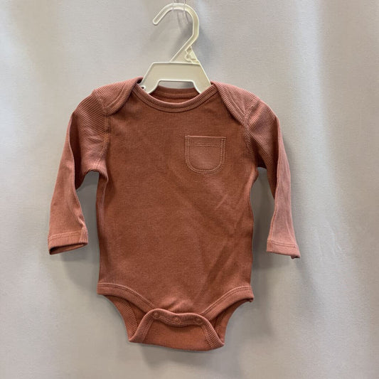 Long Sleeve Onesie: Front Pocket