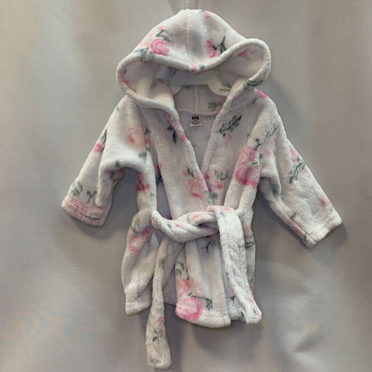 Robe Hood Fuzzy Roses