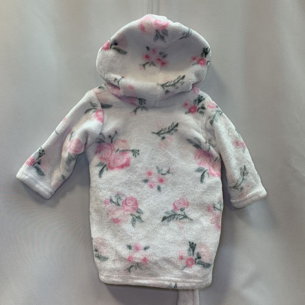 Robe Hood Fuzzy Roses
