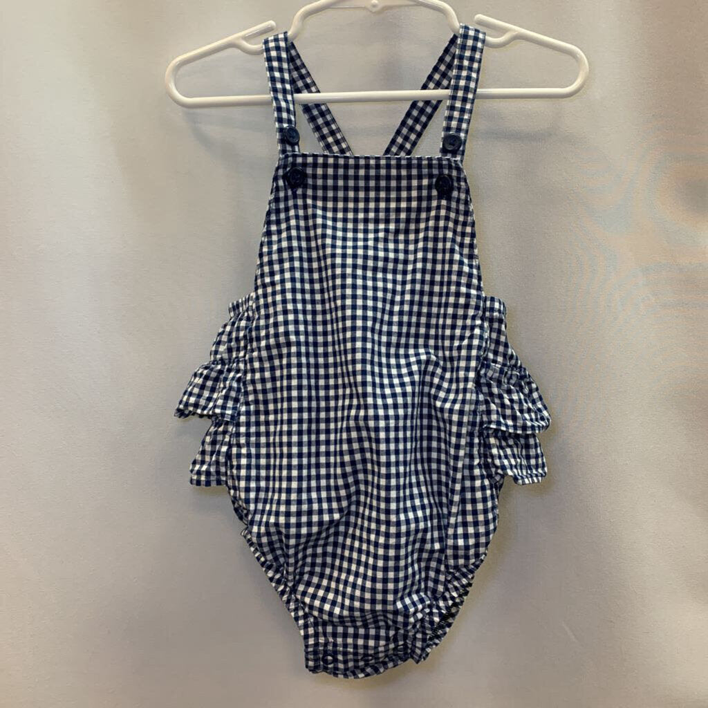 Romper: Checkered Tank Top