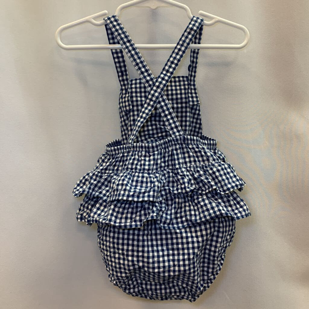 Romper: Checkered Tank Top