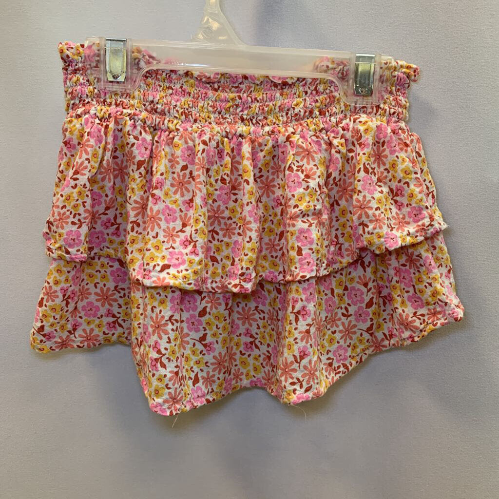 Skirt: Ruffled flowers