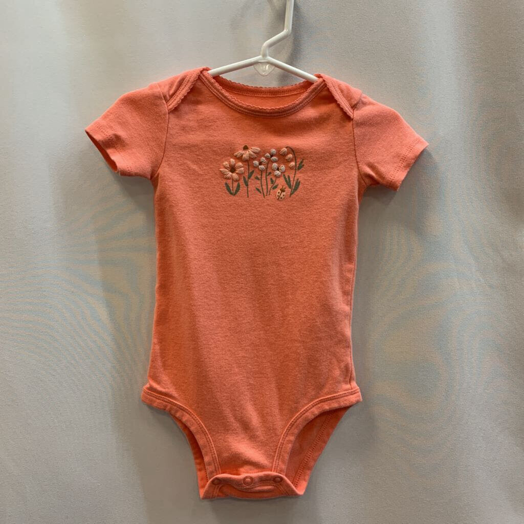 Onesie: Flower Short Sleeved