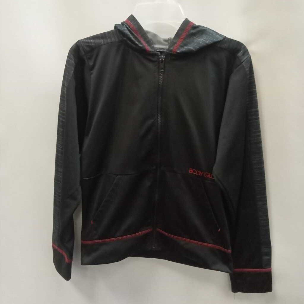 Jacket: Black and Grey hooded