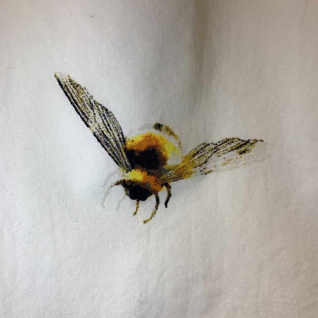 Dress: bumble bee pattern
