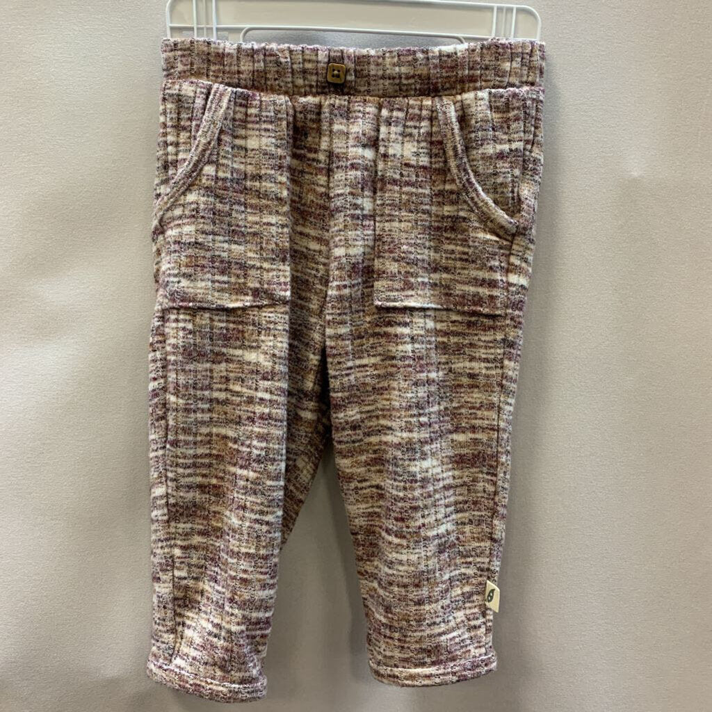Pants: Brown Heathered