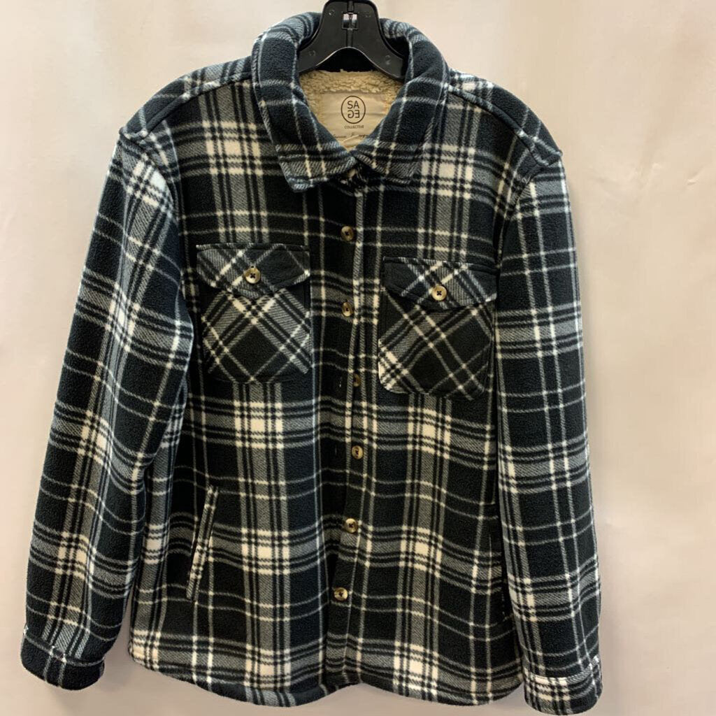 Jacket: Plaid Sherpa Lined