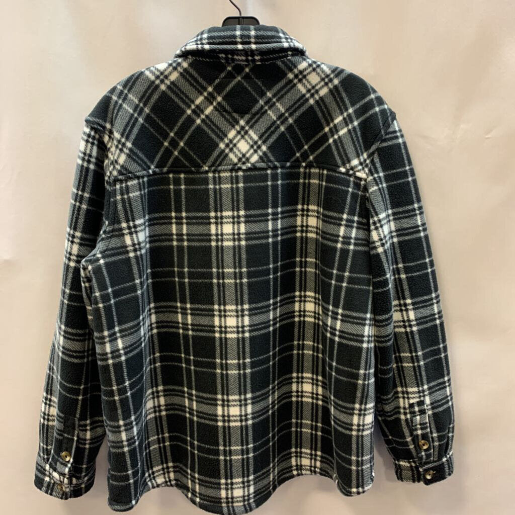 Jacket: Plaid Sherpa Lined