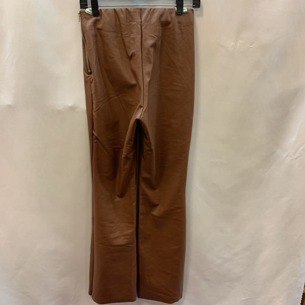Pants: Faux Leather Pants