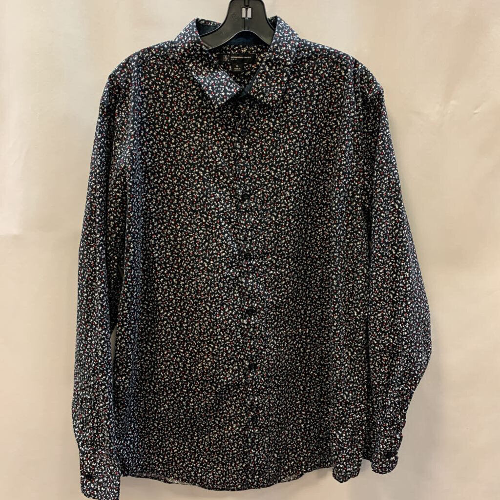 Shirt: Long Sleeve Floral Button Up